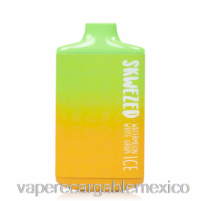 Vape Recargable Skwezed 5k Desechable Sandía Uva Blanca Hielo
